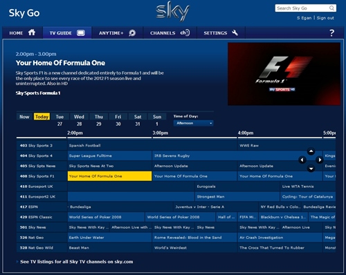can't remove device on sky go,